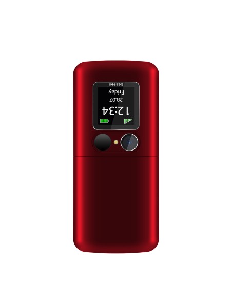 Fold10 5,59 cm (2.2") 95 g Negro, Rojo Teléfono para personas mayores