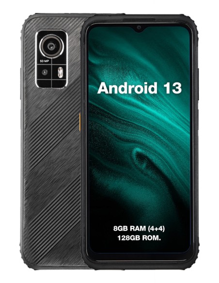 H6 Lite 16,7 cm (6.56") SIM doble Android 13 4G USB Tipo C 4 GB 128 GB 4900 mAh Negro, Gris