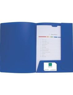 43502E carpeta Polipropileno (PP) Azul A4