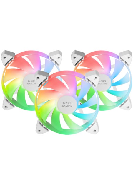 MF-3A Carcasa del ordenador Ventilador 12 cm Blanco 3 pieza(s)