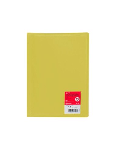 CARP. 10F POLIPLAS GRAFOPLAS A4 PP AMARIL 01311260