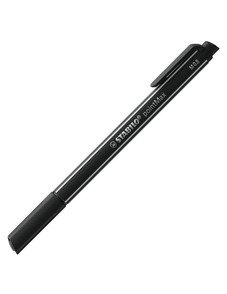 pointMax rotulador de punta fina Medio Negro 1 pieza(s)