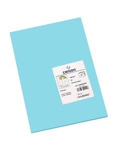 Paq 50 cartulinas iris a3 185g azul turquesa