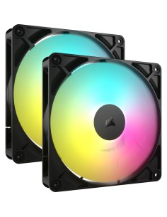 RS140 ARGB Carcasa del ordenador Ventilador 14 cm Negro 2 pieza(s)