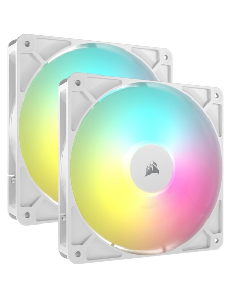 RS140 ARGB Carcasa del ordenador Ventilador 14 cm Blanco 2 pieza(s)