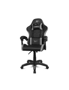 DR35BG silla para videojuegos Silla para videojuegos de PC Asiento acolchado Negro, Gris