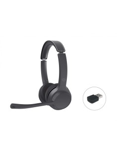 POLONA04BA auricular y casco Auriculares Inalámbrico y alámbrico Diadema Llamadas/Música USB Tipo C Bluetooth Negro