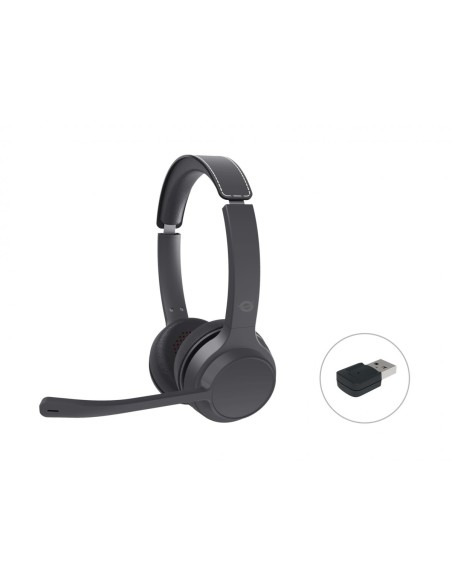 POLONA04BA auricular y casco Auriculares Inalámbrico y alámbrico Diadema Llamadas/Música USB Tipo C Bluetooth Negro