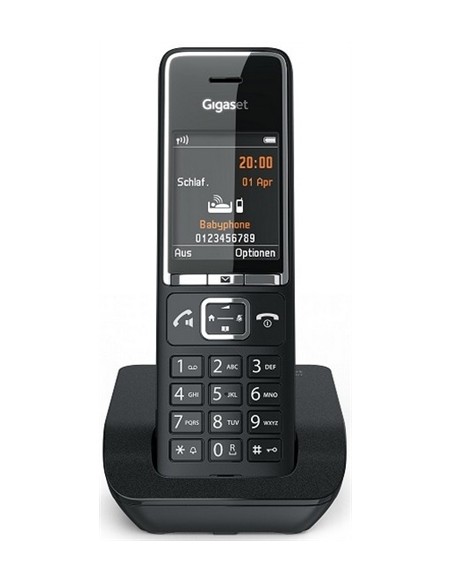 COMFORT 550 Teléfono DECT Identificador de llamadas Negro