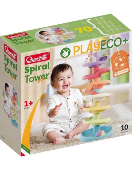 PLAYBIO ampWOOD TORRE ESPIRAL 10 PIEZAS