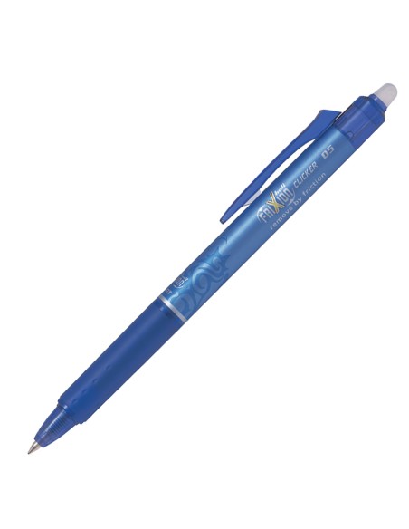 FriXion Clicker Bolígrafo retráctil con clip Azul BLRT-FRP5-L - Pack de 12 unidades