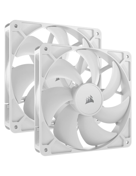 RS140 Carcasa del ordenador Ventilador 14 cm Blanco 2 pieza(s)