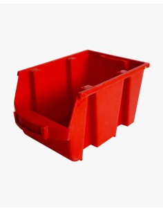 SPACY3R caja de almacenaje Bandeja de almacenamiento Rectangular Polipropileno (PP) Rojo
