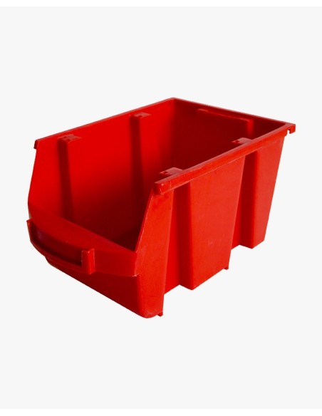 SPACY3R caja de almacenaje Bandeja de almacenamiento Rectangular Polipropileno (PP) Rojo