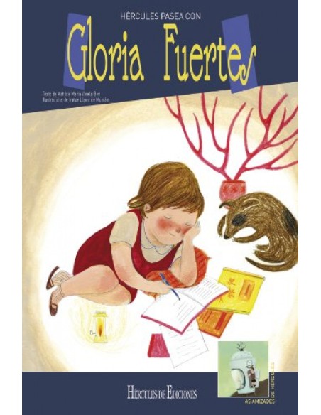 Hercules pasea con Gloria Fuertes