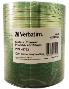 43792 CD en blanco CD-R 700 MB 52x 100 pieza(s)