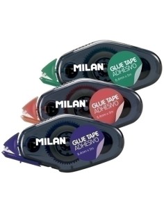 ROLLER ADHESIVO MILAN MINI GLUE TAPE 8,4 - Pack de 24 unidades