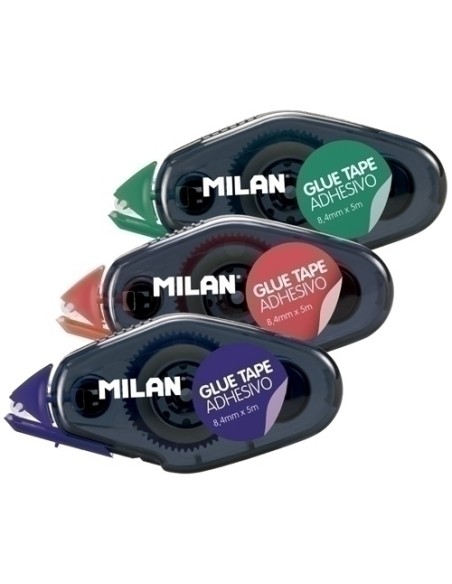 ROLLER ADHESIVO MILAN MINI GLUE TAPE 8,4 - Pack de 24 unidades