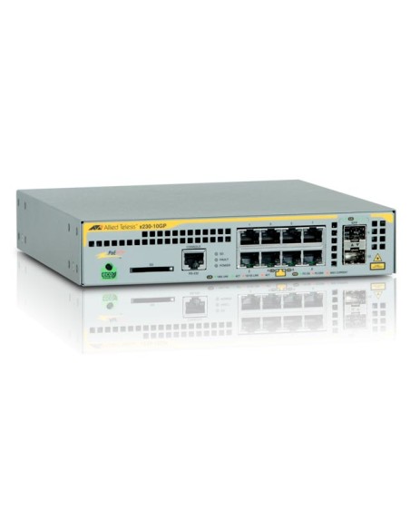 AT-x230-10GP-50 Gestionado L2+ Gigabit Ethernet (10/100/1000) Energía sobre Ethernet (PoE) Gris