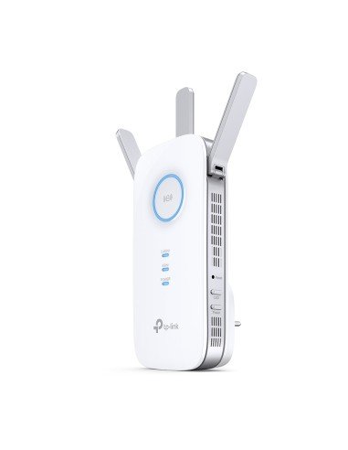 RE550 ampliador de red Transmisor y receptor de red Blanco 10, 100, 1000 Mbit/s