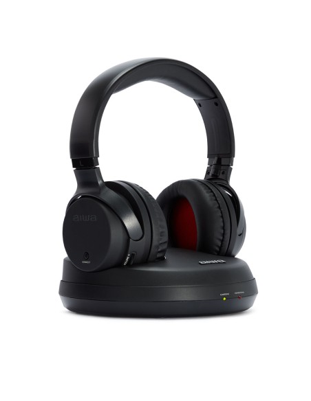 WHF-880 auricular y casco Auriculares Inalámbrico Diadema Música Base de carga Negro