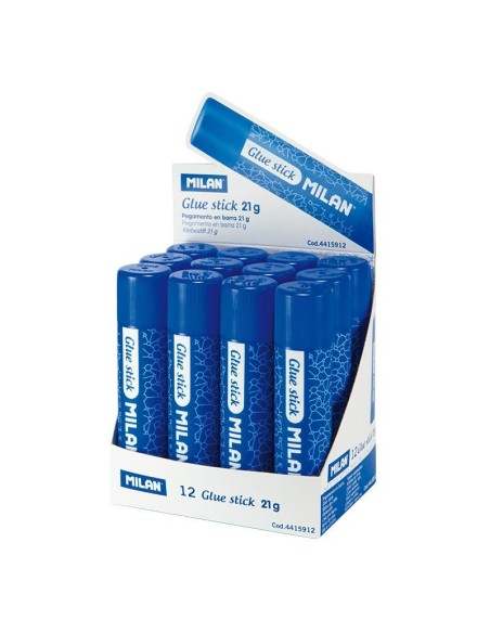 MILAN PEGAMENTO BARRA 21GR CAJA EXPOSITORA -12 BARRAS-