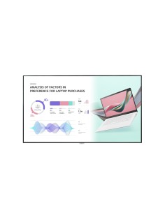 98UH5J-H pantalla de señalización Pantalla plana para señalización digital 2,49 m (98") LCD Wifi 500 cd / m² 4K Ultra HD Negro W