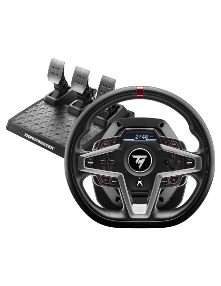 4460182 mando y volante Negro USB Volante + Pedales Analógico/Digital PC, Xbox One, Xbox One S, Xbox One X, Xbox Series S, Xbox 