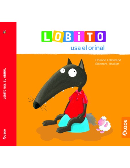 Lobito usa el orinal