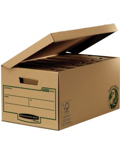 4472205 caja de almacenaje Negro, Marrón Rectangular Papel