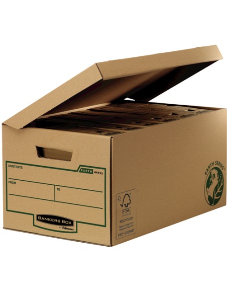 4472205 caja de almacenaje Negro, Marrón Rectangular Papel