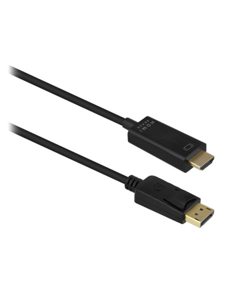 HDMIDP2 adaptador de cable de vídeo 2 m HDMI tipo A (Estándar) DisplayPort Negro