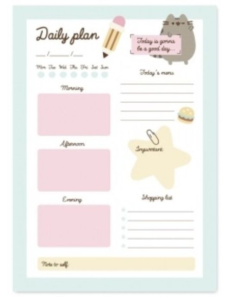 BLOC NOTAS DE ESCRITORIO PUSHEEN FOODIE COLLECTION