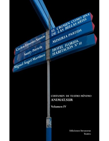 CERTAMEN DE TEATRO MINIMO ANIMATSUR VOLUMEN V