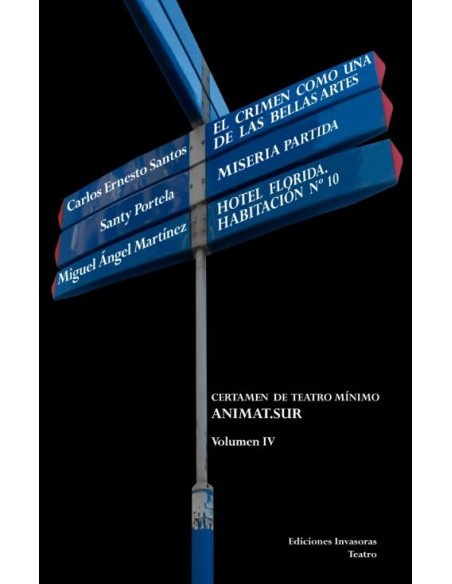 CERTAMEN DE TEATRO MINIMO ANIMATSUR VOLUMEN V