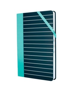 MILAN LIBRETA PAPERBOOK MEDIANA 208 PAG CIERRE CON GOMA 21X14,6X1,6 CM STRIPE -PACK 5U-