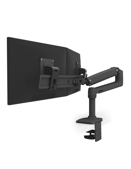LX Series 45-489-224 soporte para monitor 63,5 cm (25") Negro Escritorio