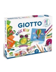 SET JUEGO GIOTTO ART LAB MAGIC NEON