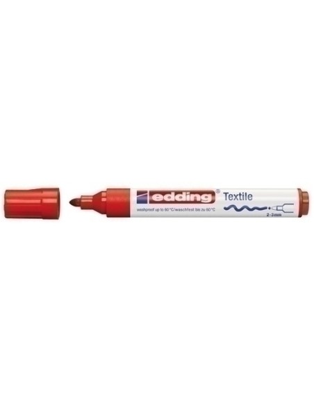 ROTUL.EDDING 4500 TELA  ROJO