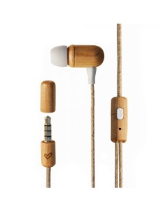 Eco Cherry Wood Auriculares Alámbrico Dentro de oído Música Madera
