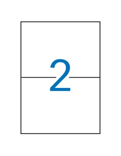 02529 etiqueta de impresora Blanco