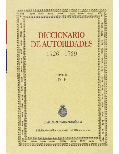 Diccionario de autoridades