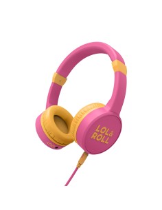 Lol&Roll Pop Auriculares Alámbrico Diadema Música Rosa, Amarillo