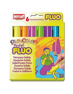 ESTUCHE 6 COLORES PLAYCOLOR ONE FLUO 10G
