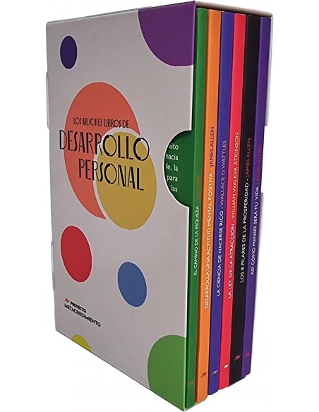 ESTUCHE LOS MEJORES LIBROS DE DESARROLLO PERSONAL 6 TOMOS