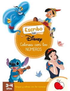 ESCRIBO CON DISNEY COLOREA CON LOS NUMEROS