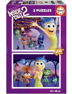 PUZZLE 2X100 PIEZAS INSIDE OUT 2