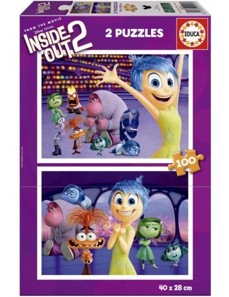 PUZZLE 2X100 PIEZAS INSIDE OUT 2