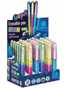 EXP 36 BOLIGRAFOS BORRABLES OOPS NEON