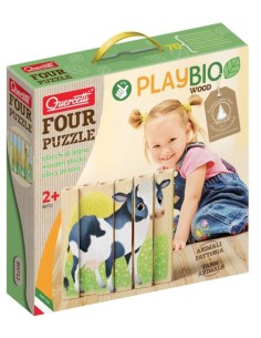 PLAYBIO PUZZLE 4 ANIMALES GRANJA 6 PIEZAS